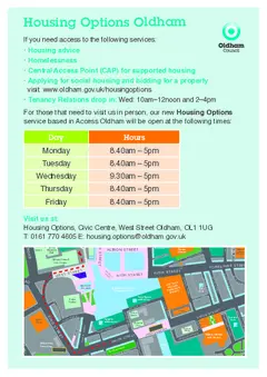 Information about Housing Options